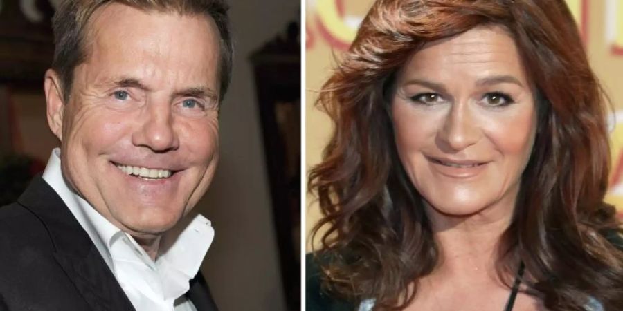 Dieter Bohlen und Andrea Berg hatten ein langes und emotionales Gespräch. Foto: Ursula Düren/Jörg Carstensen