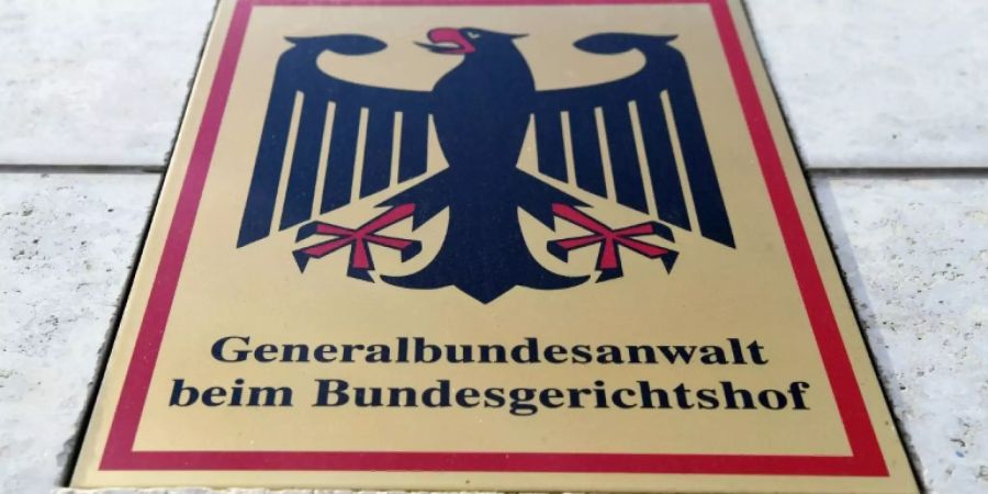 Behördenschild des Generalbundesanwalts