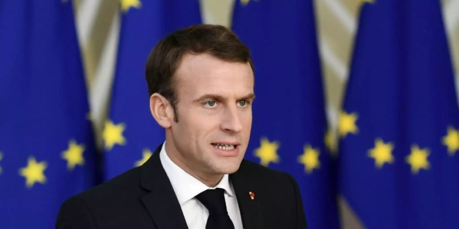 Emmanuel Macron im November in Brüssel