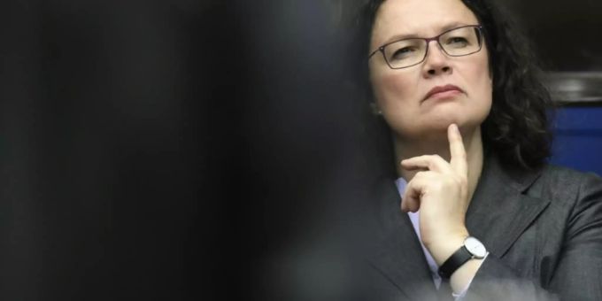 SPD-Chefin Andrea Nahles SPD-Chefin Andrea Nahles