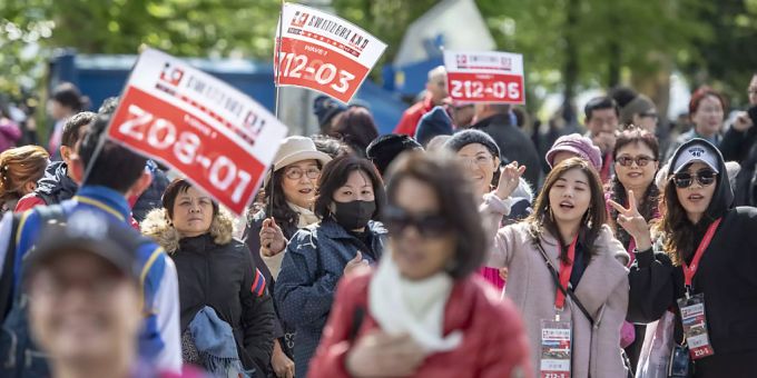 2019 reisten gegen 4000 chinesische Touristen nach Luzern. Touristen