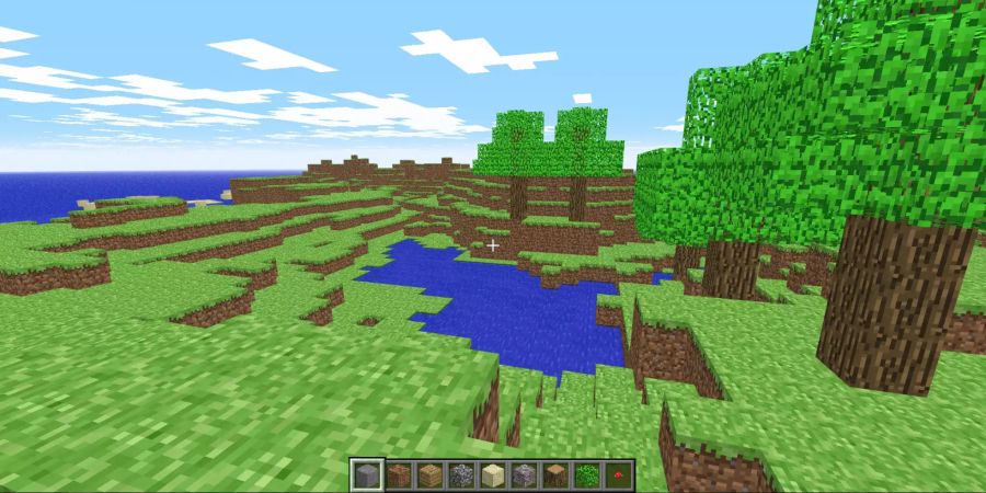 Minecraft Classic im Browser.