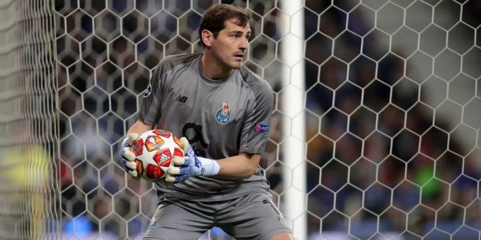 Iker Casillas im Spiel gegen den FC Liverpool in der Uefa Champions League. Iker Casillas