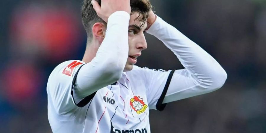 Bei Bayer derzeit im Fokus: Kai Havertz. Foto: Uwe Anspach/dpa