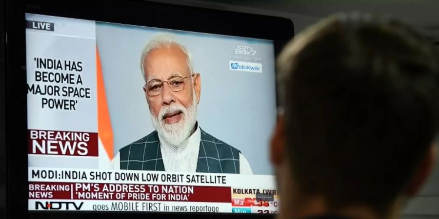 Narendra Modi in Fernsehansprache