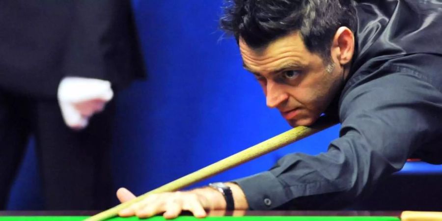 Ronnie O'Sullivan wird vom Snooker-Experten Rolf Kalb bescheinigt ein Genie am Tisch zu sein. Foto: Rui Vieira/PA Wire/dpa