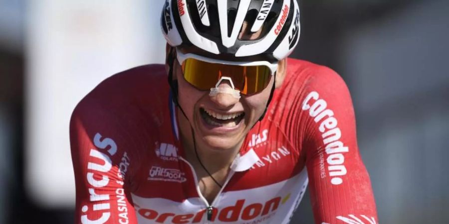 Gewann als erster Niederländer seit 2001 das Amstel Gold Race: Cross-Weltmeister Mathieu van der Poel. Foto: Yorick Jansens/BELGA