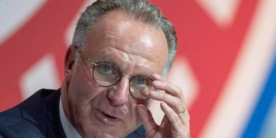 Irritiert: Bayern-Vorstandsboss Karl-Heinz Rummenigge. Foto: Lino Mirgeler