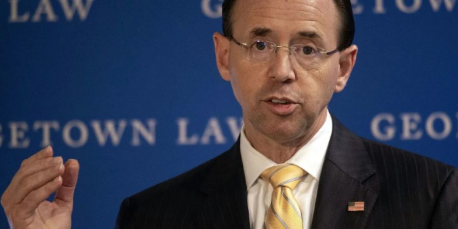 Stellvertretender US-Justizminister Rod Rosenstein