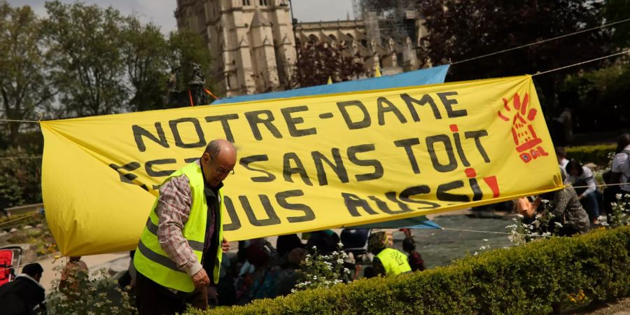 Gelbwesten Notre-Dame