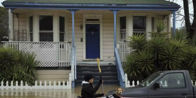 San Francisco - Schwere Winterstürme in Kalifornien