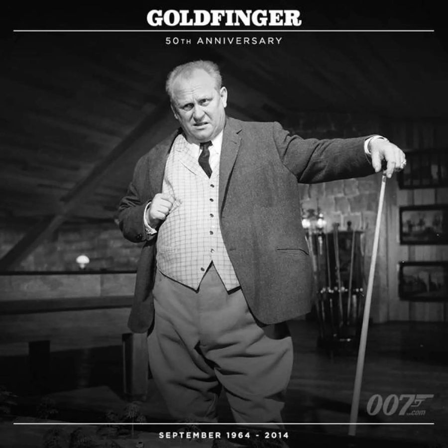 Gert Fröbe alias «Auric Goldfinger» bleibt einer der Bösewicht-Favoriten des James Bond Clubs Schweiz.