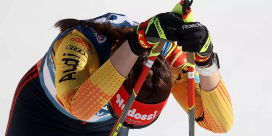 Langläuferin Katharina Hennig kam bei der WM nicht über Rang 29 hinaus. Foto: Karl-Josef Hildenbrand/dpa