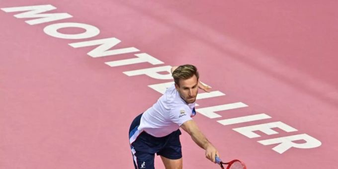 Peter Gojowczyk musste sich im Halbfinale von Montpellier dem Spanier Roberto Bautista Agut mit 5:7 und 1:6 geschlagen geben. Foto: Pascal Guyot/AFP/dpa Peter Gojowczyk musste sich im Halbfinale von Montpellier dem Spanier Roberto Bautista Agut mit 5:7 und 1:6 geschlagen geben. Foto: Pascal Guyot/AFP/dpa