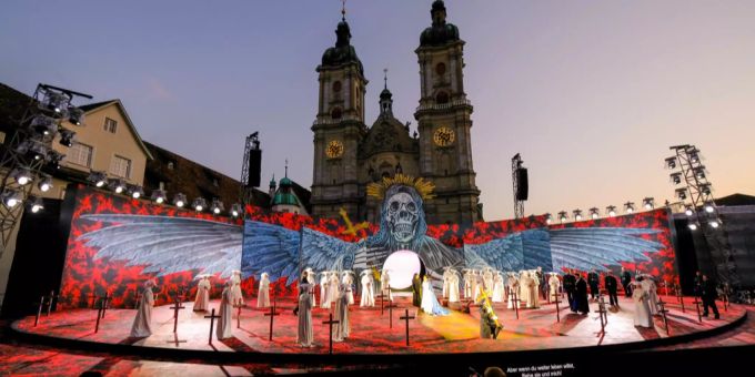 Die Bühne der St. Galler Festspiele im Jahr 2019. Coronavirus Festspiele St. Gallen