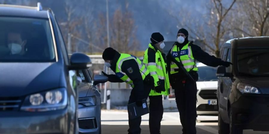 Grenzkontrollen in Kiefersfelden