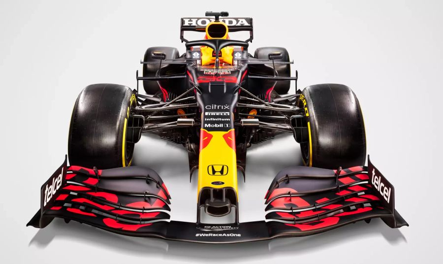 Das offizielle Präsentations-Foto des Red Bull RB16B für die Formel-1-Saison 2021.