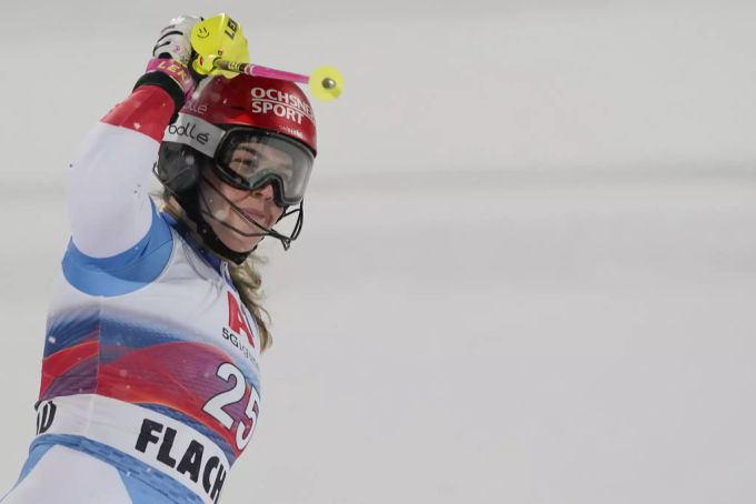 Klare Siegerin: Mélanie Meillard. Melanie Meillard
