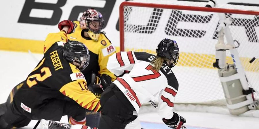 Die Eishockey-WM der Frauen ist aufgrund der Coronavirus-Pandemie abgesagt worden. Foto: Heikki Saukkomaa/Lehtikuva/dpa