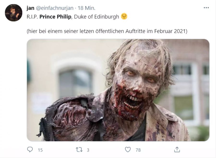 ... auch mit Zombies.