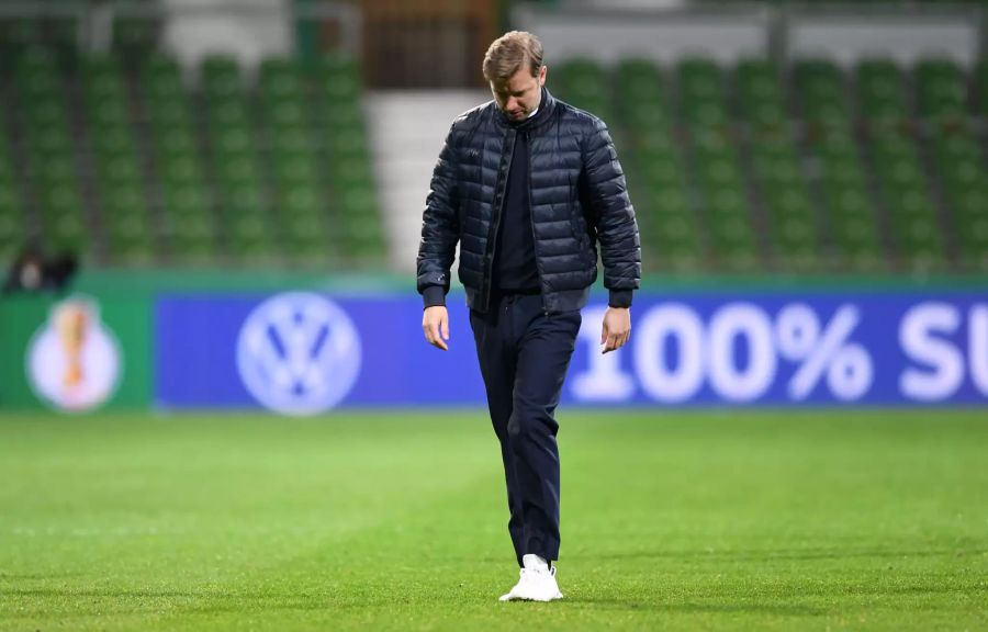 Florian Kohfeldt, Trainer von Werder Bremen, steckt mit seinem Team im Abstiegskampf.