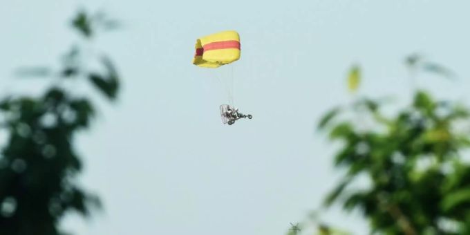 Auch aus der Luft wird das Raubtier gesucht Auch aus der Luft wird das Raubtier gesucht