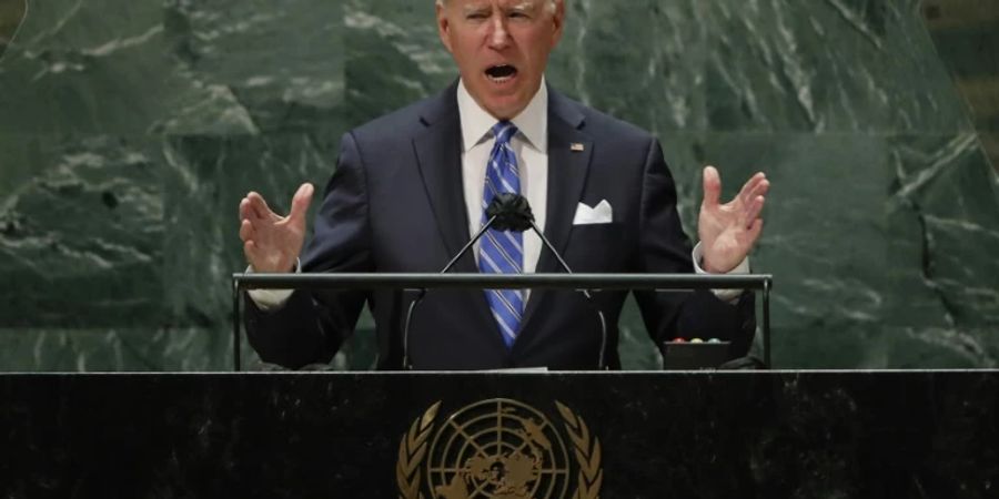 US-Präsident Joe Biden bei der UN-Generaldebatte im vergangenen Jahr