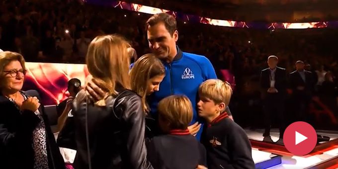 «It's all good» - Roger Federer spricht mit seinen Kindern Englisch