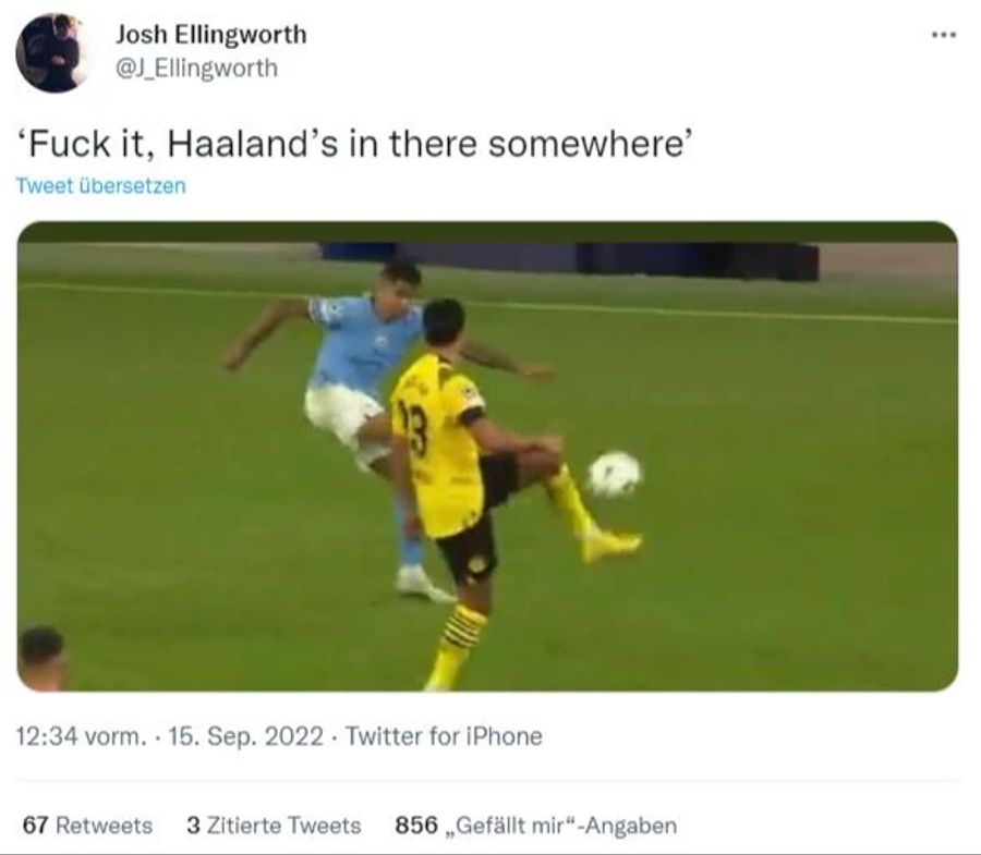 Erling Haaland Joao Cancelo