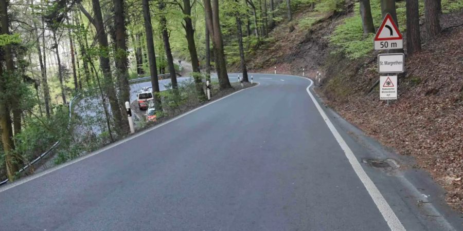 Selbstunfall mit Motorrad