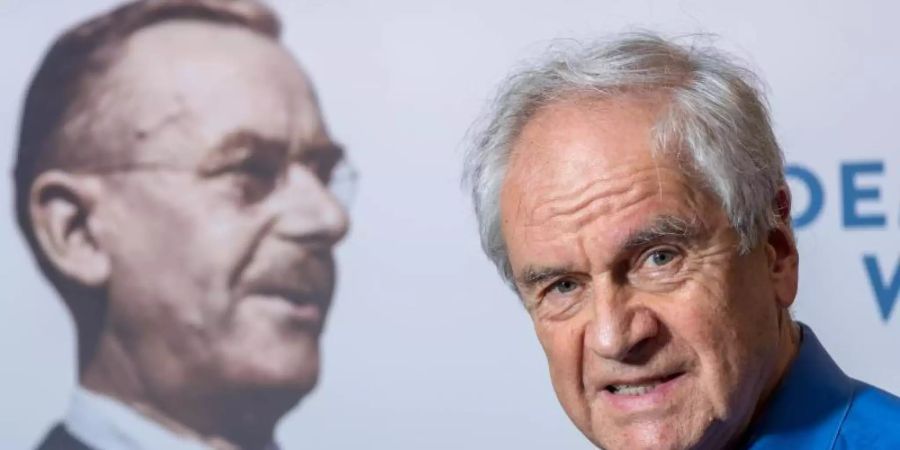 Frido Mann, der Enkel des Literaturnobelpreisträgers Thomas Mann, hatte es nicht immer leicht mit seinem Grossvater. Foto: Peter Kneffel/dpa