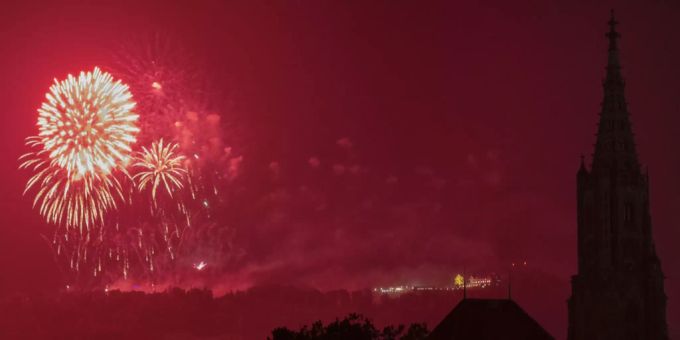 Bundesfeier-Feuerwerk.