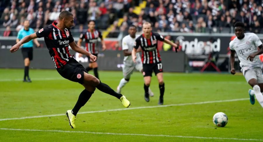 Djibril Sow (23) zieht im Mittelfeld von Eintracht Frankfurt die Fäden.