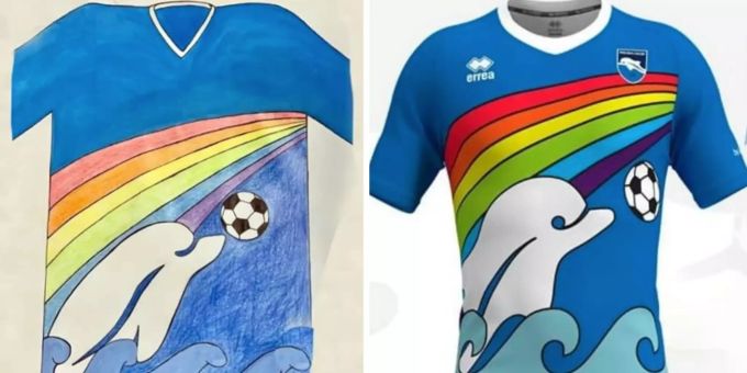 Dank jungem Fan (6) - Serie-B-Verein trägt nächste Saison Delfin-Trikot