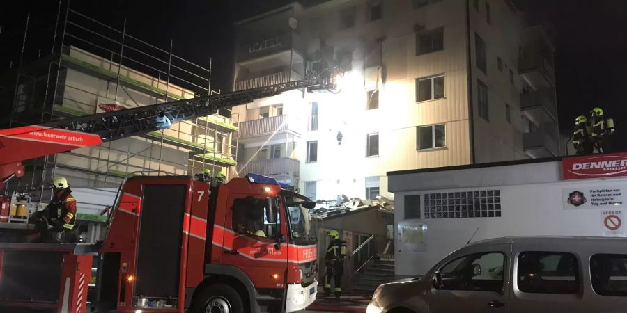 Seewen Sachschaden Brand Hotel