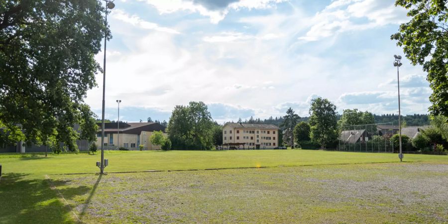 Das Fussballfeld in Unterentfelden.