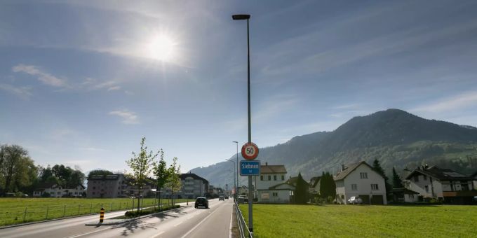 Siebnen Einfahrt von Galgenen - Siebnen Siebnen Einfahrt von Galgenen - Siebnen