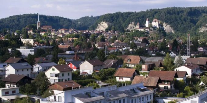 Sicht auf Burgdorf. (Archivbild) Burgdorf