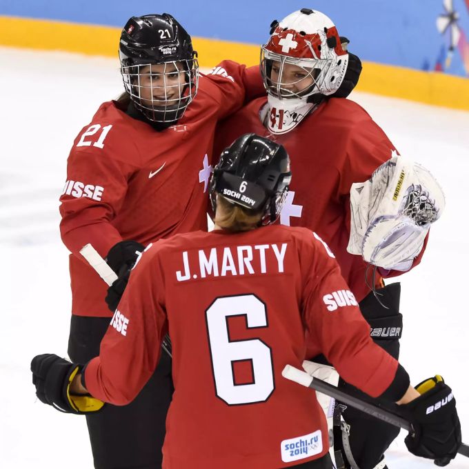In Sotschi holte das Team 2014 die Bronzemedaille. Julia Marty