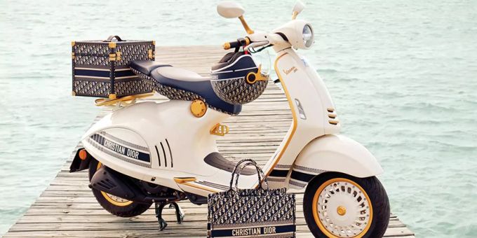 Gründungsjahr 1946 - Christian Dior und Vespa kündigen Sonderversion an