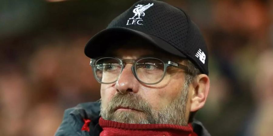 Jürgen Klopp führt mit dem FC Liverpool die Premier League an. Foto: Adam Davy/PA Wire/dpa
