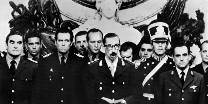 Vertreter der argentinischen Militärjunta 1976. (Archivbild) papst franziskus