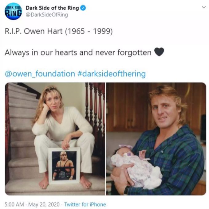 Wrestler Owen Hart (†34) verstarb bei einem tragischen Unfall. Wrestling WWE