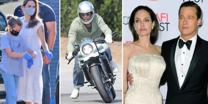 Liebes-Flaute? - Jolie sieht nach Pitts Haus-Besuch nicht happy aus