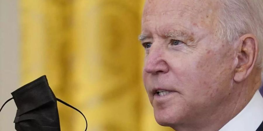 US-Präsident Joe Biden hat die Einführung neuer Impf-Regeln für Angestellte der Regierung angekündigt. Foto: Susan Walsh/AP/dpa