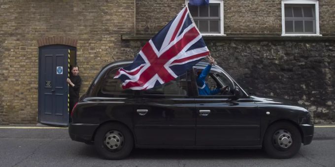 Ein Londoner Taxi. taxi london