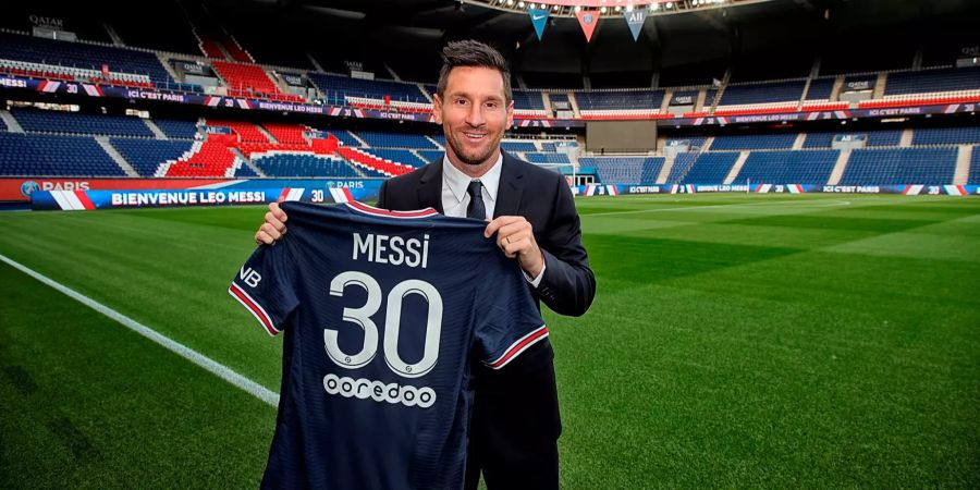 Lionel Messi trägt in Paris die Nummer 30.