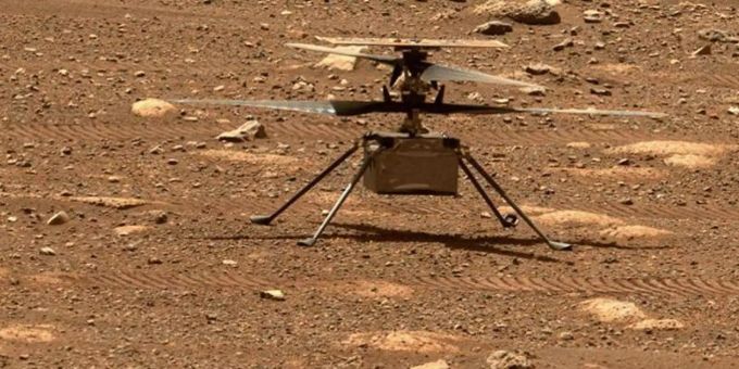 The Mars helicopter 