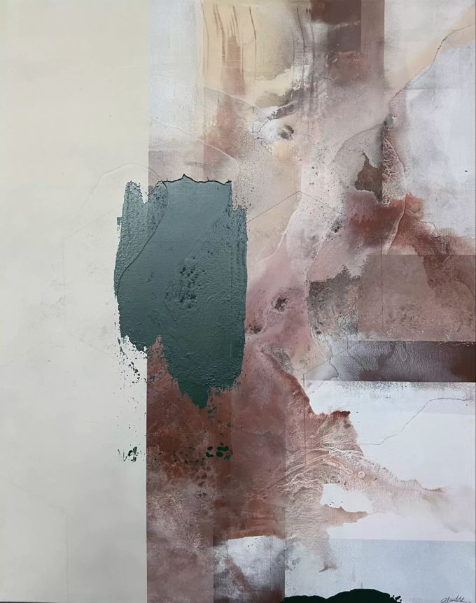 „Element Erde“ 80x100 Canvas Mixed-Media 2021 art