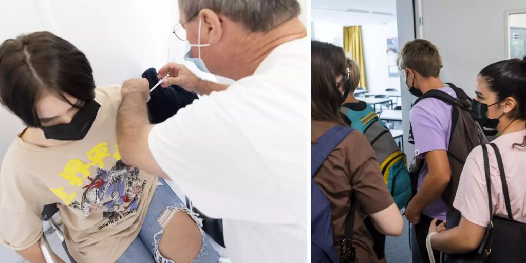 Coronavirus: Teenies stürzen sich nach Schulstart auf Impfung - Vimarsana News